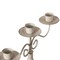 Antique Distressed Metal Candelabra and Candlestick for Dining Room, Entryway, Kitchen and Vanity